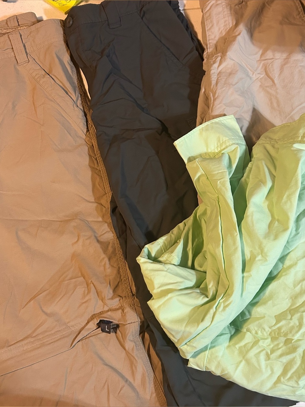 Columbia Kids Convertible Hiking Pants Mix Lot Size Large 14/16